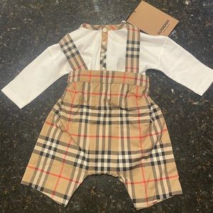 Baby boy Burberry outfit, brand new with tags!